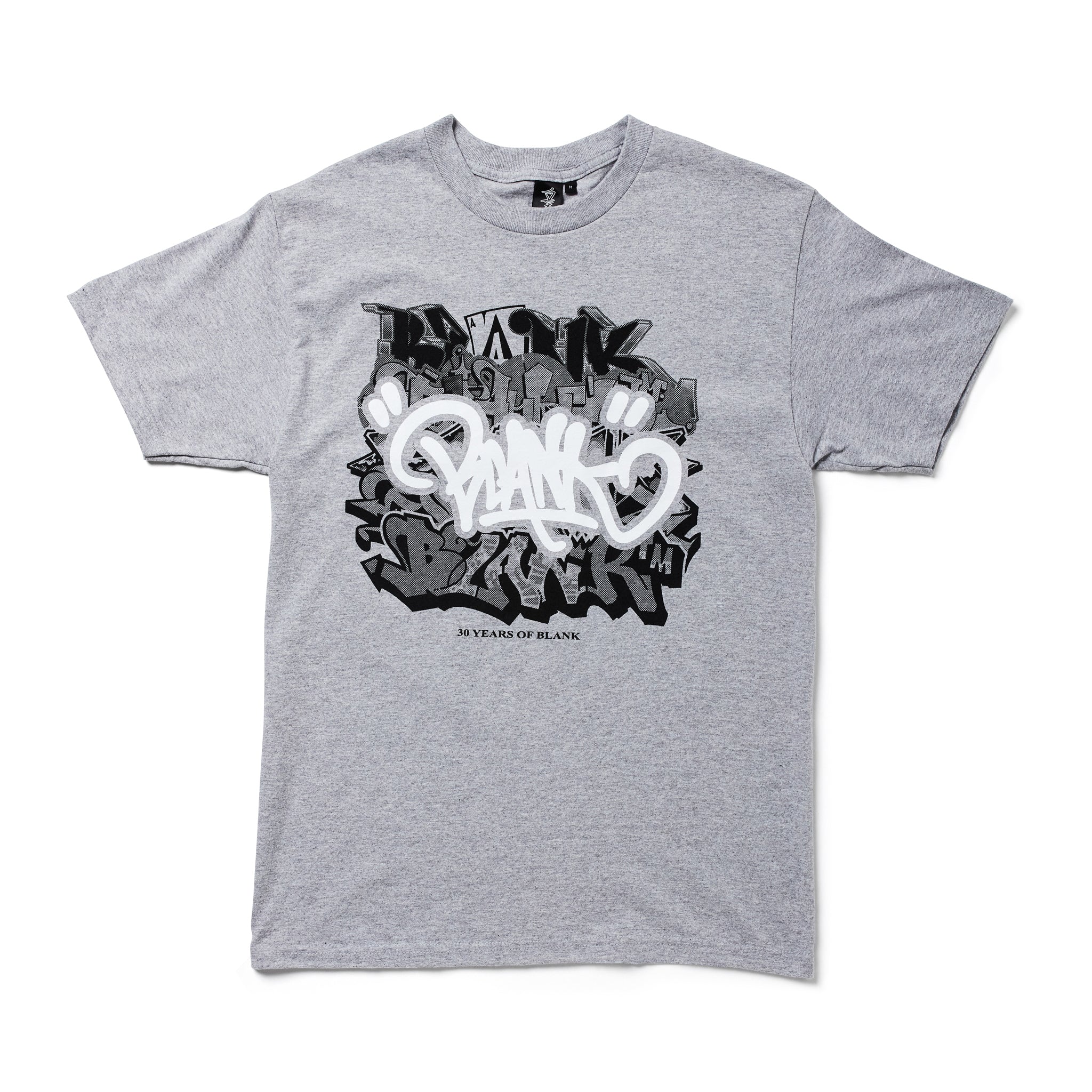 30 Years of BLANK Heather Grey Tshirt