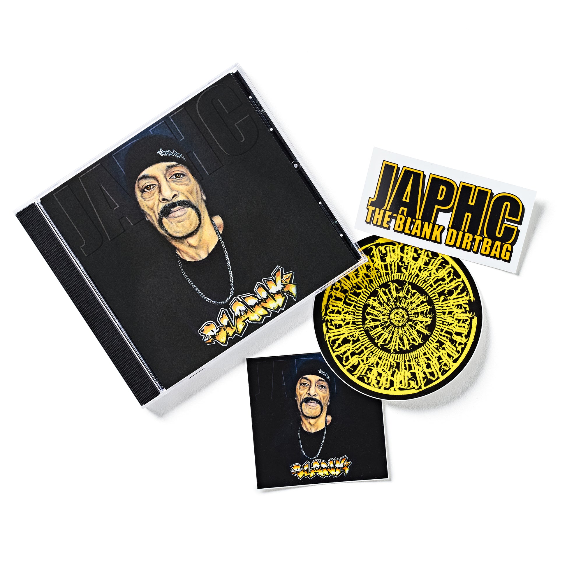 Japh C The Blank Dirtbag CD Melbourne hip hop release Blank TM