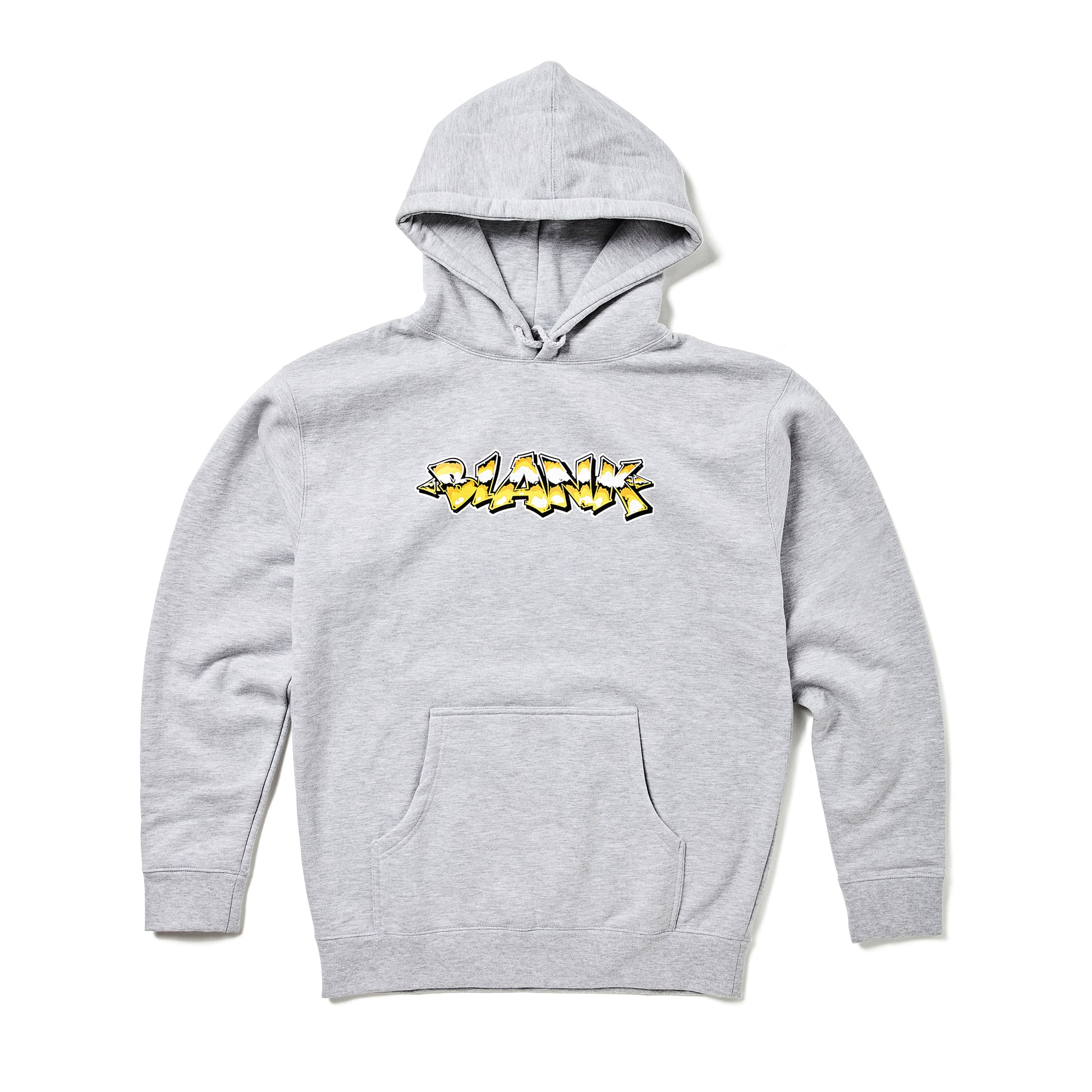 Goldie graphic hoodie grey by Blank TM in-house artist Melbourne streetwear