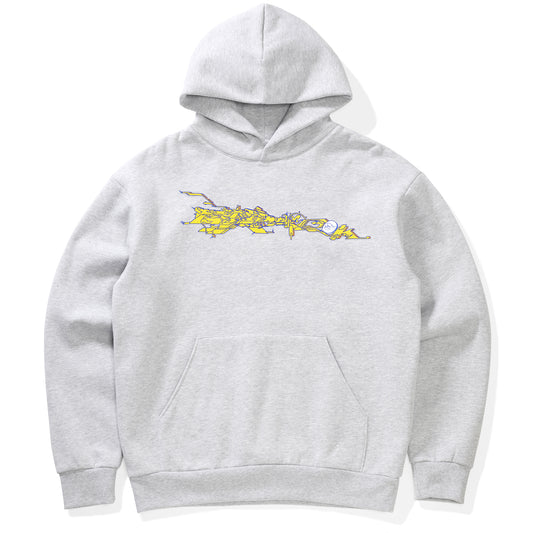 Renks 99 hoodie heather grey graphic hoodie Blank TM