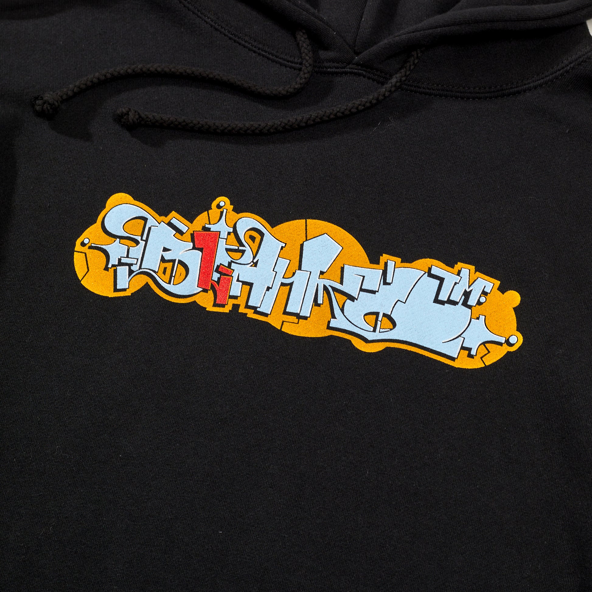 Pubes black hoodie graffiti-inspired design Blank TM