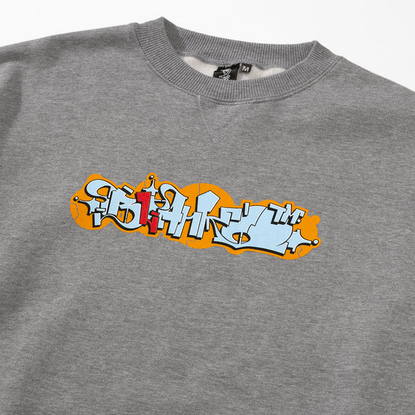 Pubes Crew sweat heather grey