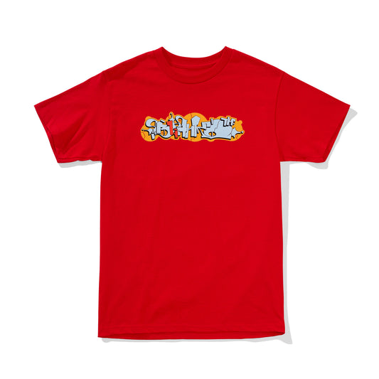 Pubes graphic t-shirt red Blank TM Melbourne streetwear