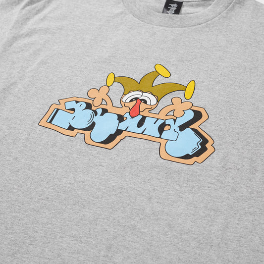 World & Cola grey tee streetwear design Blank TM