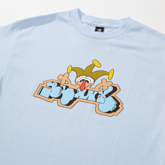 World & Cola blue tee artist-designed streetwear Blank TM