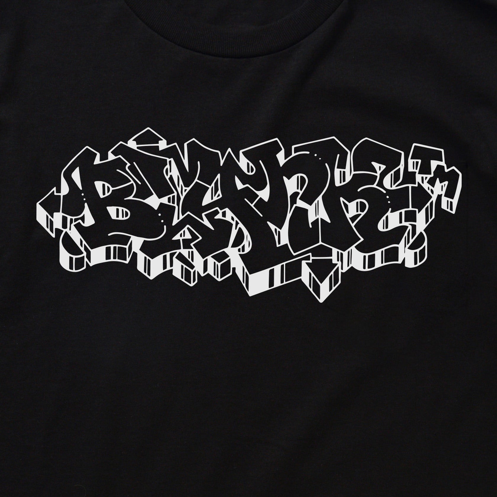 Ulcer black graphic tee featuring artwork by Ulcer Blank TM