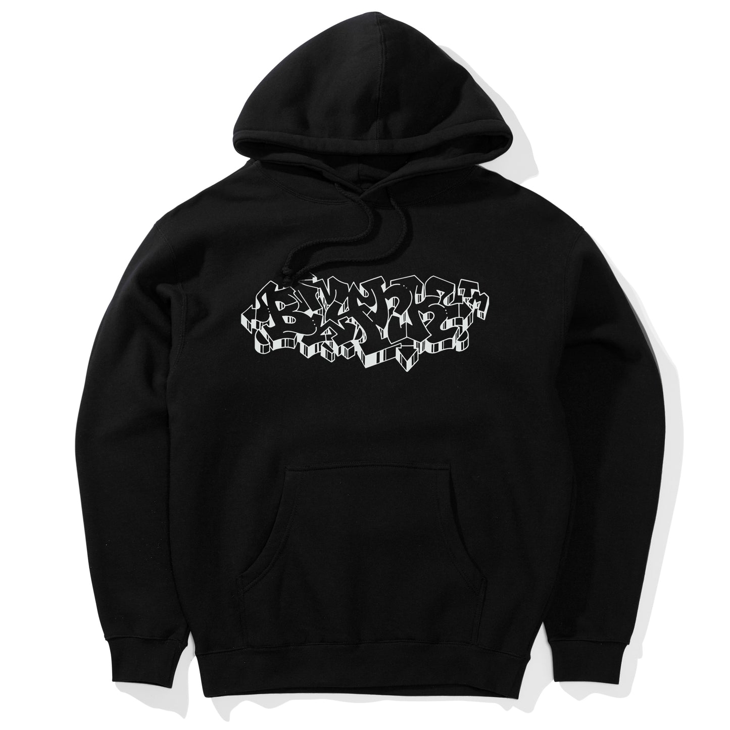 Ulcer graphic hoodie black by artist Ulcer for Blank TM Melbourne streetwear
