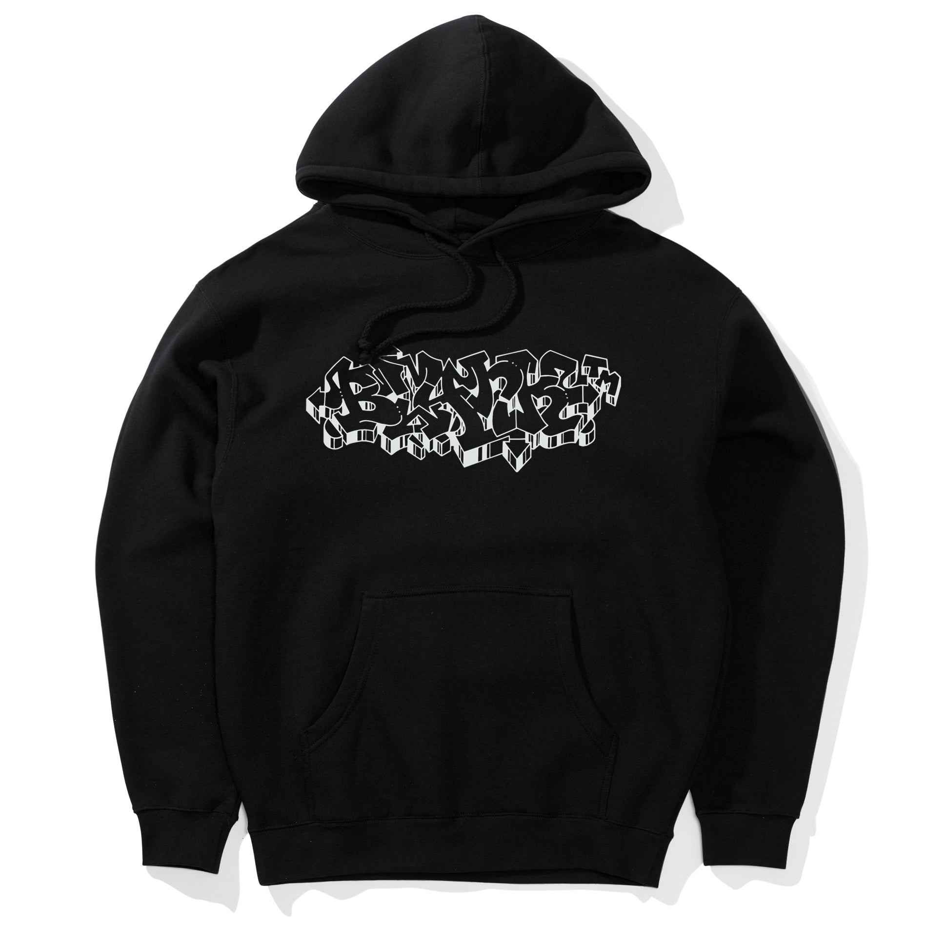 Ulcer graphic hoodie black by artist Ulcer for Blank TM Melbourne streetwear