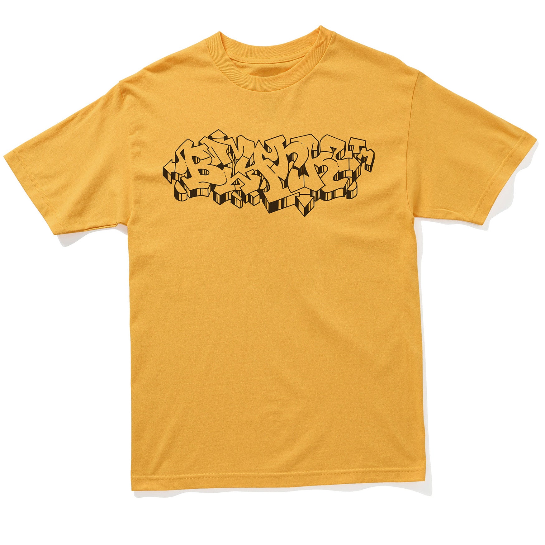 Ulcer graphic t-shirt yellow by artist Ulcer for Blank TM Melbourne streetwear